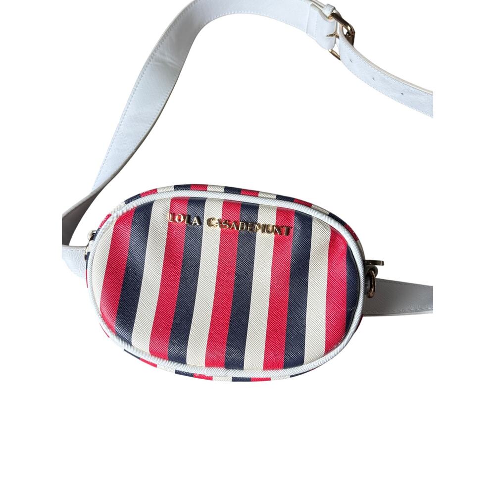 Lola Casademunt Red Blue Stripe France Belt Bag